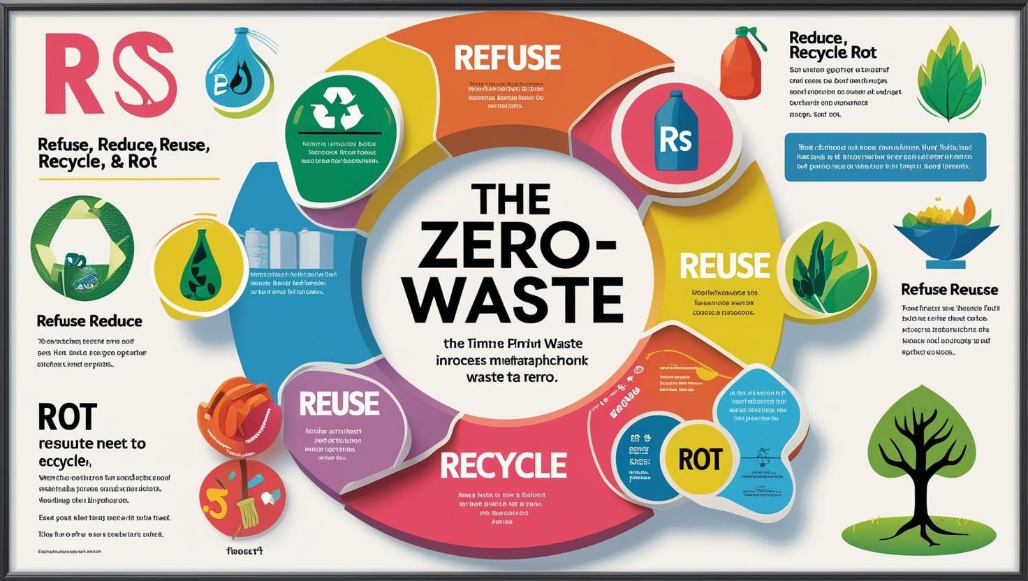 The zero-waste mantra—Refuse, Reduce, Reuse, Recycle, Rot—sounds simple, but applying it strategically is where science shines.