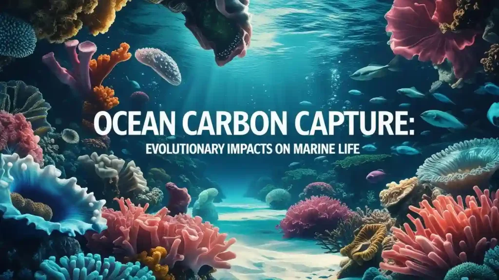 Ocean Carbon Sequestration, Evolutionary Responses, Marine Ecosystems, Ocean carbon, Carbon capture, marine evolution, phytoplankton blooms, ocean acidification, How ocean carbon sequestration affects marine life, Evolutionary impacts of CO2 storage