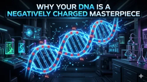 DNA double helix structure showing base pairing and phosphate backbone